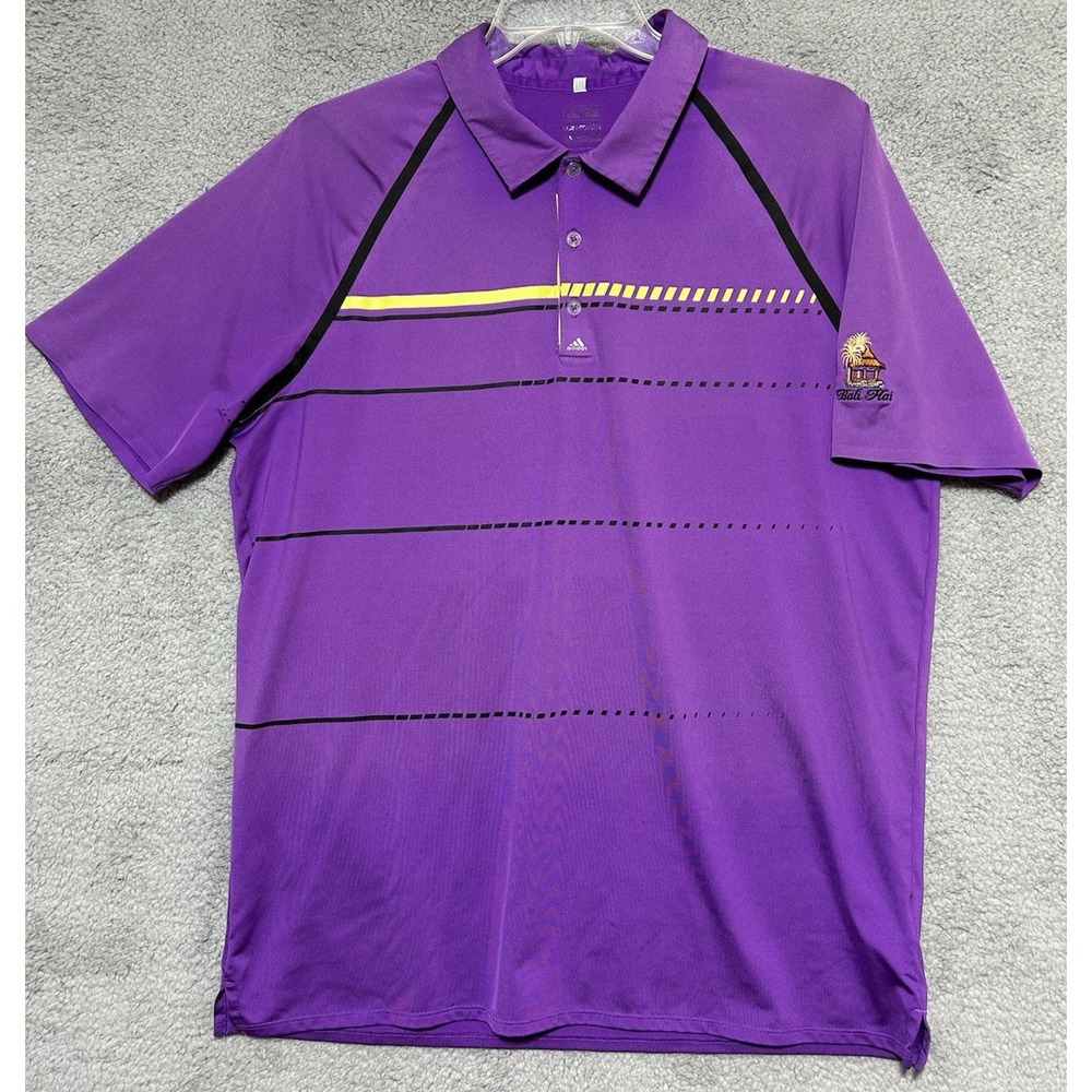 Adidas Puremotion Polo Shirt Mens Large Performance Golf Athleisure